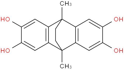 9,10-dimethyl-9,10-dihydro-9,10-ethanoanthracene-2,3,6,7-tetrol (en)9,10-Ethanoanthracene-2,3,6,7-tetrol, 9,10-dihydro-9,10-dimethyl- (en)
