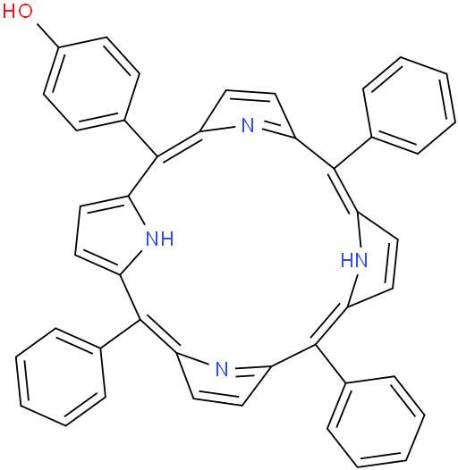 5,10,15-triphenyl-20-(4-hydroxyphenyl)-21H,23H-porphyrin