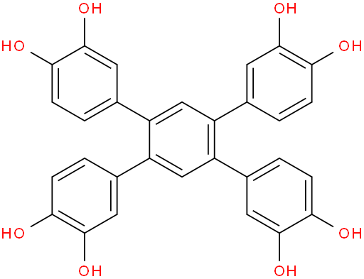 4',5'-bis(3,4-dihydroxyphenyl)-[1,1':2',1''-terphenyl]-3,3'',4,4''-tetraol