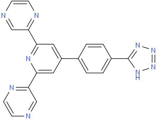 2,2'-(4-(4-(1H-tetrazol-5-yl)phenyl)pyridine-2,6-diyl)dipyrazine
