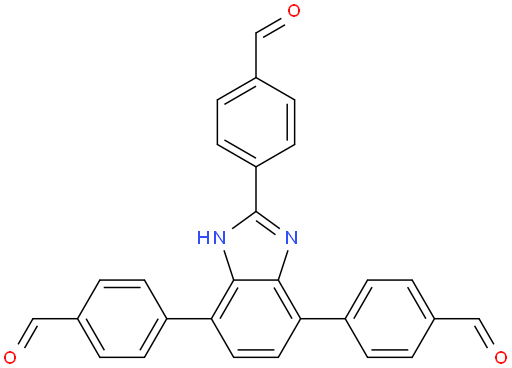 4,4',4''-(1H-benzo[d]imidazole-2,4,7-triyl)tribenzaldehyde