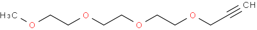 单甲氧基三聚乙二醇炔基