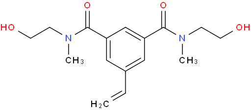 N1,N3-bis(2-hydroxyethyl)-N1,N3-dimethyl-5-vinylisophthalamide