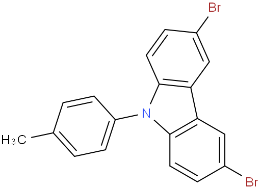 3,6-二溴-9-(4-甲基苯基)-9H-咔唑