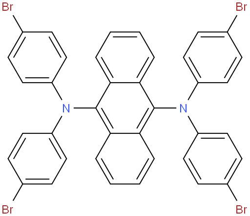 N9,N9,N10,N10-tetrakis(4-bromophenyl)anthracene-9,10-diamine