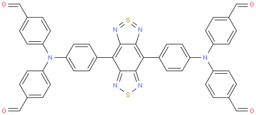 4,4',4'',4'''-(((2l3,6l3-benzo[1,2-c:4,5-c']bis([1,2,5]thiadiazole)-4,8-diyl)bis(4,1-phenylene))bis(azanetriyl))tetrabenzaldehyde