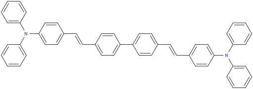 4,4'-((1E,1'E)-[1,1'-biphenyl]-4,4'-diylbis(ethene-2,1-diyl))bis(N,N-diphenylaniline)