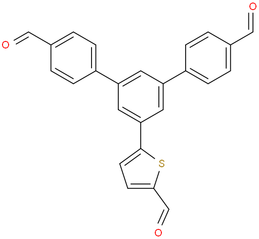 5'-(5-formylthiophen-2-yl)-[1,1':3',1''-terphenyl]-4,4''-dicarbaldehyde