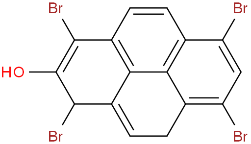 1,3,6,8-tetrabromo-1,9-dihydropyren-2-ol