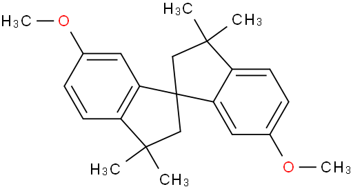 6,6'-dimethoxy-3,3,3',3'-tetramethyl-2,2',3,3'-tetrahydro-1,1'-spirobi[indene]