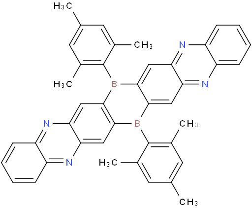 7,16-dimesityl-7,16-dihydro-[1,4]diborinino[2,3-b:5,6-b']diphenazine