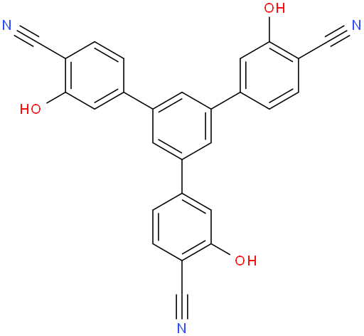 5'-(4-cyano-3-hydroxyphenyl)-3,3''-dihydroxy-[1,1':3',1''-terphenyl]-4,4''-dicarbonitrile