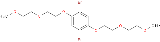 1,4-二溴-2,5-双(2-(2-甲氧基乙氧基)乙氧基)苯