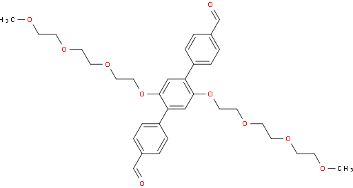2',5'-bis(2-(2-(2-methoxyethoxy)ethoxy)ethoxy)-[1,1':4',1''-terphenyl]-4,4''-dicarbaldehyde