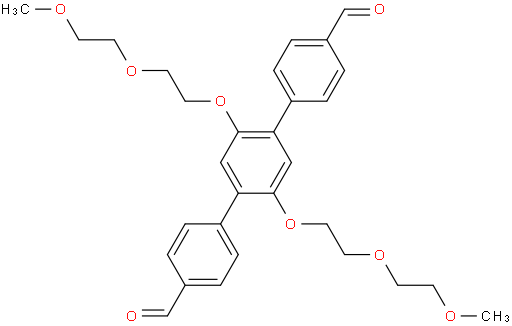 2',5'-bis(2-(2-methoxyethoxy)ethoxy)-[1,1':4',1''-terphenyl]-4,4''-dicarbaldehyde