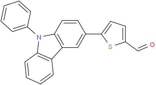 5-(9-phenyl-9H-carbazol-3-yl)thiophene-2-carbaldehyde