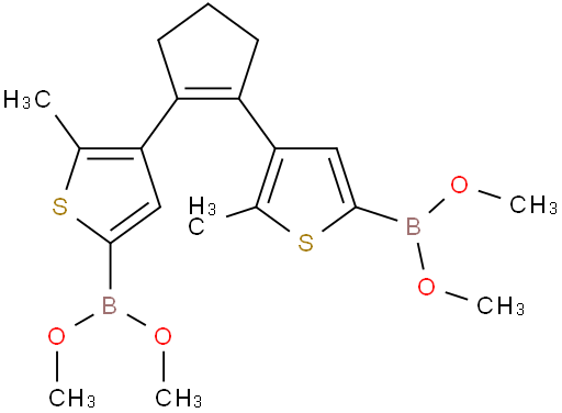 四甲基(环戊-1-烯-1,2-二基双(5-甲基噻吩-4,2-二基))二硼酸酯