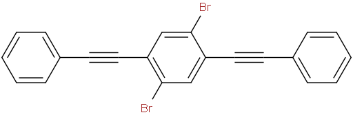 2,5-二(苯乙炔基)-1,4-二溴苯