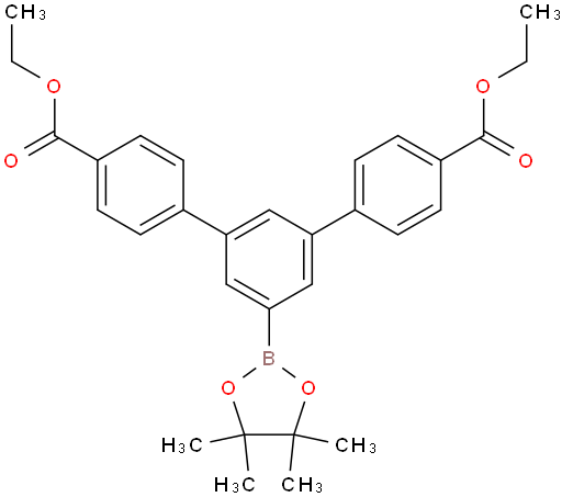 diethyl 5'-(4,4,5,5-tetramethyl-1,3,2-dioxaborolan-2-yl)-[1,1':3',1''-terphenyl]-4,4''-dicarboxylate