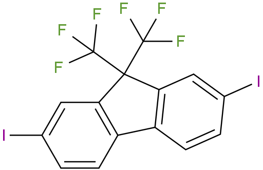 2,7-diiodo-9,9-bis(trifluoromethyl)-9H-fluorene