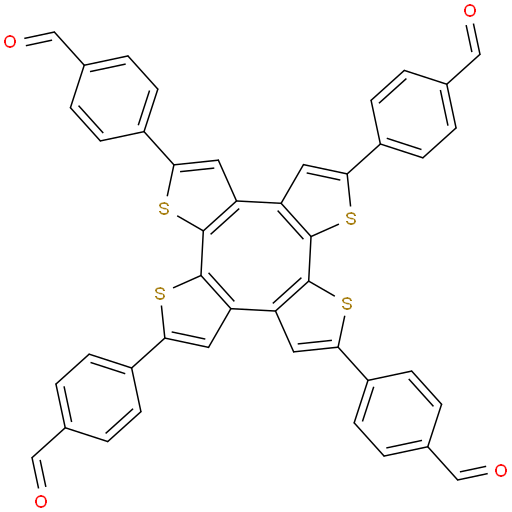 4,4',4'',4'''-(cycloocta[1,2-b:4,3-b':5,6-b'':8,7-b''']tetrathiophene-2,5,8,11-tetrayl)tetrabenzaldehyde