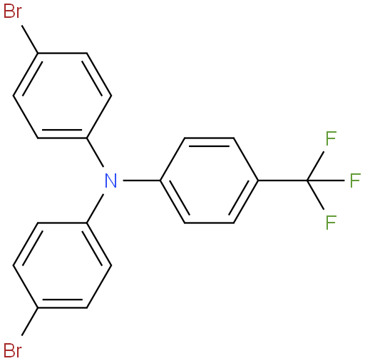 4-bromo-N-(4-bromophenyl)-N-(4-(trifluoromethyl)phenyl)aniline