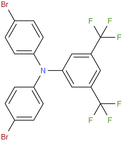 N,N-bis(4-bromophenyl)-3,5-bis(trifluoromethyl)aniline