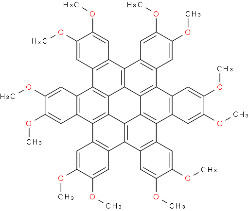 2,3,6,7,10,11,14,15,18,19,22,23-dodecamethoxytrinaphtho[1,2,3,4-fgh:1',2',3',4'-pqr:1'',2'',3'',4''-za1b1]trinaphthylene