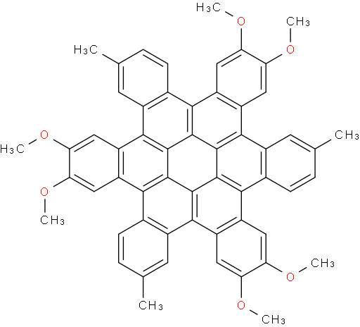 2,3,10,11,18,19-hexamethoxy-6,14,22-trimethyltrinaphtho[1,2,3,4-fgh:1',2',3',4'-pqr:1'',2'',3'',4''-za1b1]trinaphthylene