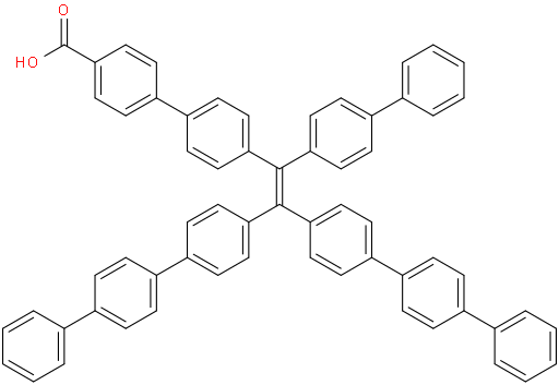 4'-(1-([1,1'-biphenyl]-4-yl)-2,2-di([1,1':4',1''-terphenyl]-4-yl)vinyl)-[1,1'-biphenyl]-4-carboxylic acid