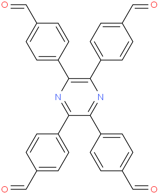 4,4',4'',4'''-(pyrazine-2,3,5,6-tetrayl)tetrabenzaldehyde