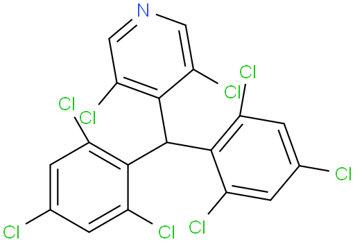 4-(bis(2,4,6-trichlorophenyl)methyl)-3,5-dichloropyridine