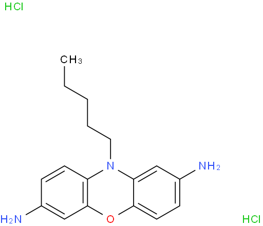 10-pentyl-10H-phenoxazine-2,7-diamine dihydrochloride