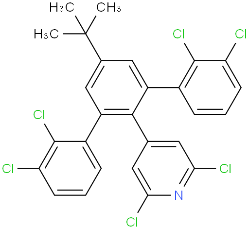 4-(5'-(tert-butyl)-2,2'',3,3''-tetrachloro-[1,1':3',1''-terphenyl]-2'-yl)-2,6-dichloropyridine