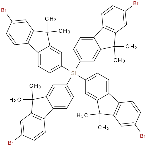 tetrakis(7-bromo-9,9-dimethyl-9H-fluoren-2-yl)silane