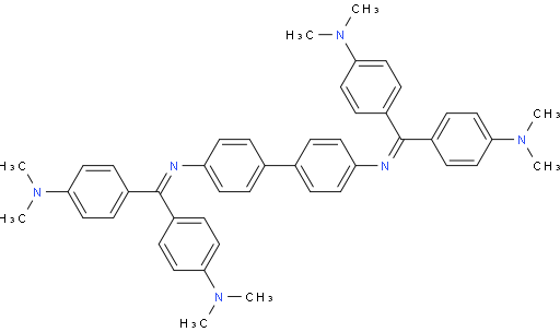 4,4',4'',4'''-(([1,1'-biphenyl]-4,4'-diylbis(azaneylylidene))bis(methanediylylidene))tetrakis(N,N-dimethylaniline)