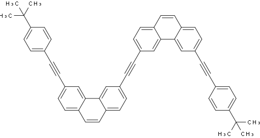 1,2-bis(6-((4-(tert-butyl)phenyl)ethynyl)phenanthren-3-yl)ethyne