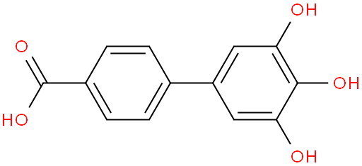 3',4',5'-trihydroxy-[1,1'-biphenyl]-4-carboxylic acid