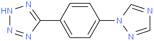 2H-Tetrazole, 5-[4-(1H-1,2,4-triazol-1-yl)phenyl]-