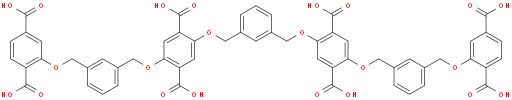 5,5'-((1,3-phenylenebis(methylene))bis(oxy))bis(2-((3-((2,5-dicarboxyphenoxy)methyl)benzyl)oxy)terephthalic acid)