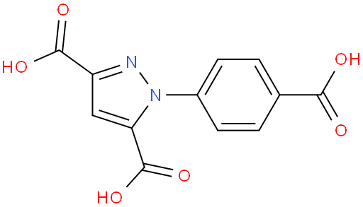 1-(4-Carboxyphenyl)-1H-pyrazole-3,5-dicarboxylic acid