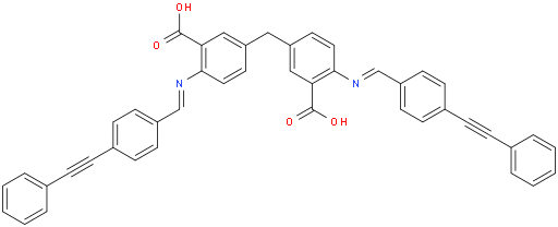 3,3'-Methylenebis(6-{[4-(phenylethynyl)benzylidene]amino}benzoic acid)