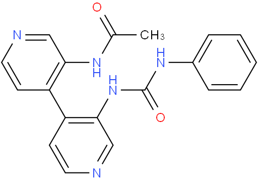 N-(3'-(3-Phenylureido)-[4,4'-bipyridin]-3-yl)acetamide