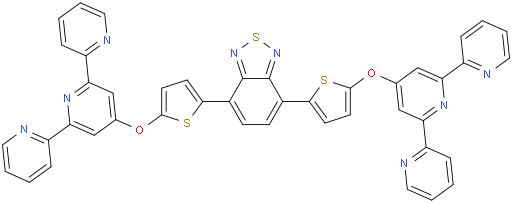 4,7-Bis(5-([2,2':6',2''-terpyridin]-4'-yloxy)thiophen-2-yl)benzo[c][1,2,5]thiadiazole