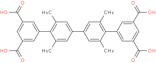 [1,1':4',1'':4'',1'''-Quaterphenyl]-3,3''',5,5'''-tetracarboxylic acid, 2',3'',5'',6'-tetramethyl-