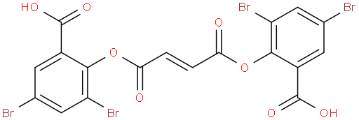 (Z)-2,2'-(Fumaroylbis(oxy))bis(3,5-dibromobenzoic acid)