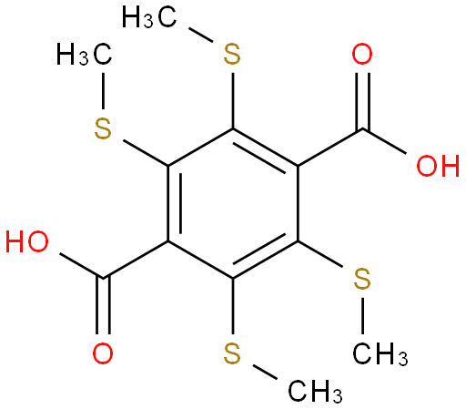 2,3,5,6-Tetrakis(methylthio)terephthalic acid