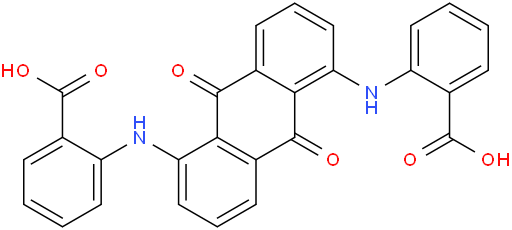 2,2'-[(9,10-二氢-9,10-二氧代-1,5-蒽二基)二亚氨基]二苯甲酸