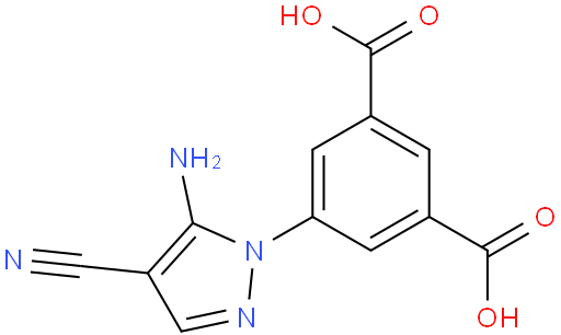 5-(5-氨基-4-氰基-1H-吡唑-1-基)1,3-苯二甲酸