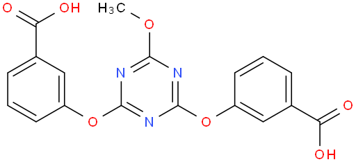 3,3'-((6-Methoxy-1,3,5-triazine-2,4-diyl)bis(oxy))dibenzoic acid